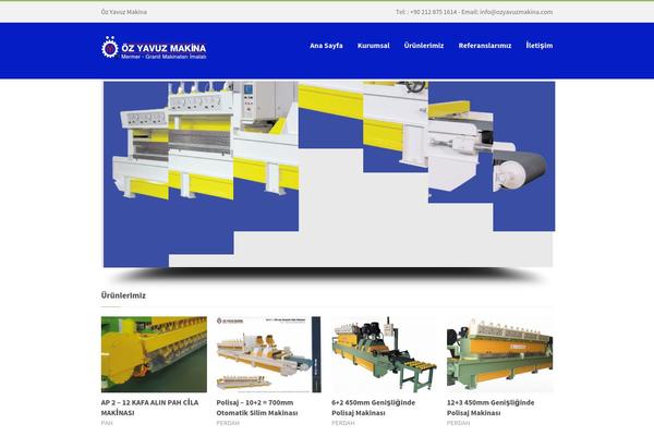 Robust theme site design template sample