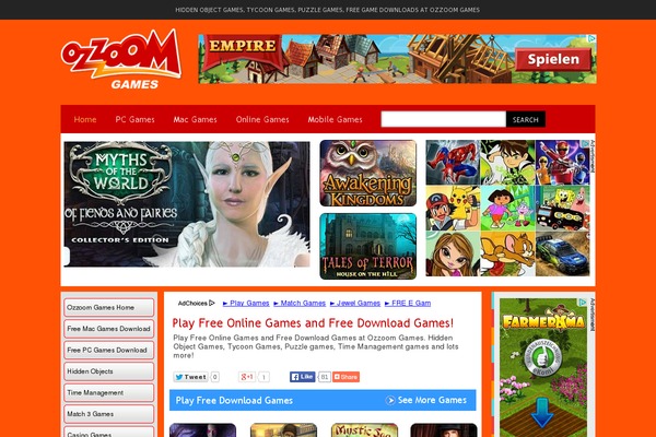 ozzoomgames.com site used Ozzoom
