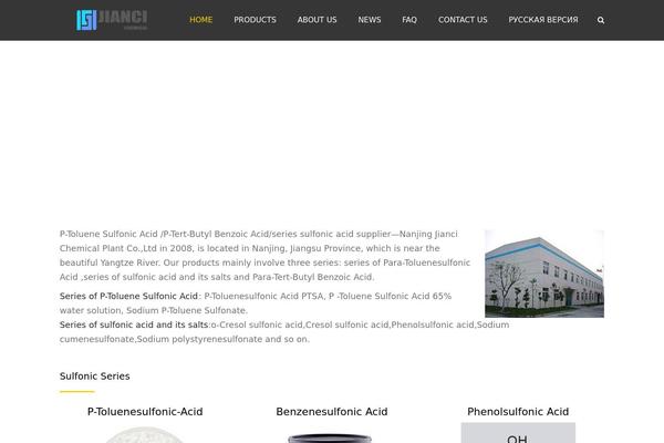 Constructo theme site design template sample