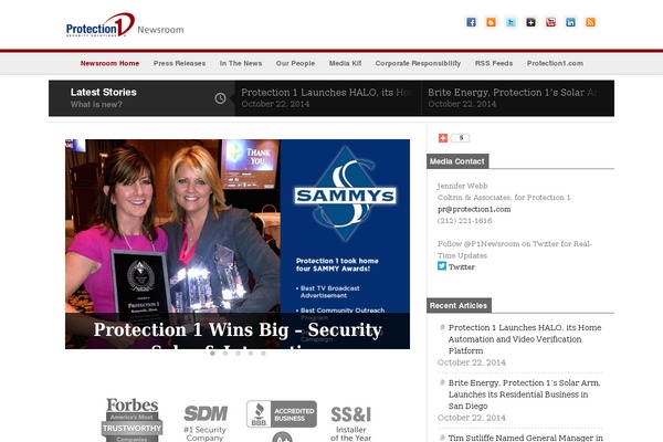 Newsroom14 theme site design template sample