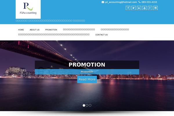 Enigma theme site design template sample