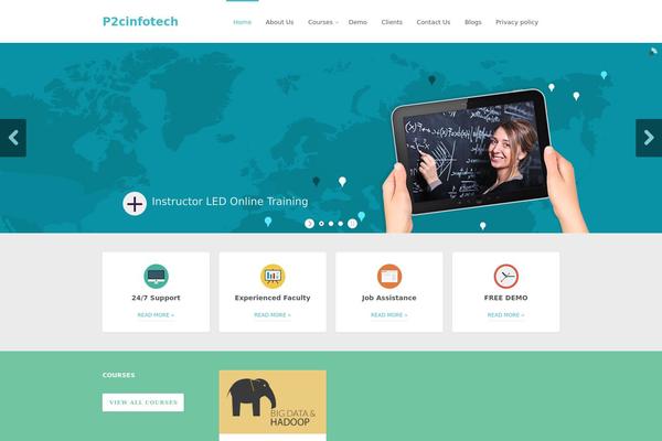 Company theme site design template sample