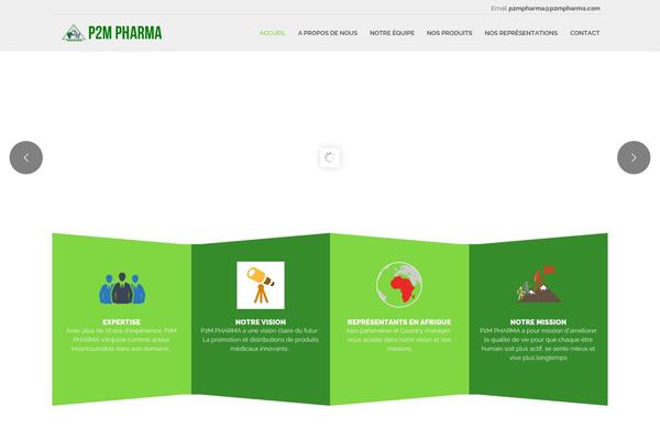 HEALTHFLEX theme site design template sample