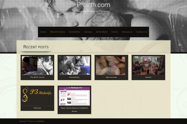 Sixteen theme site design template sample
