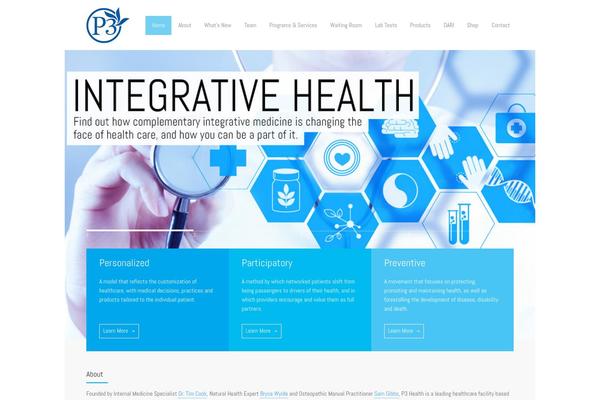 MediCenter theme site design template sample