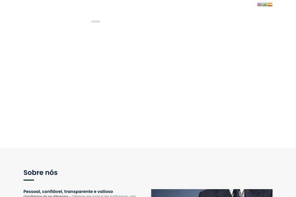 Finance theme site design template sample