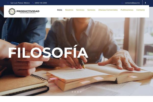 Financity theme site design template sample