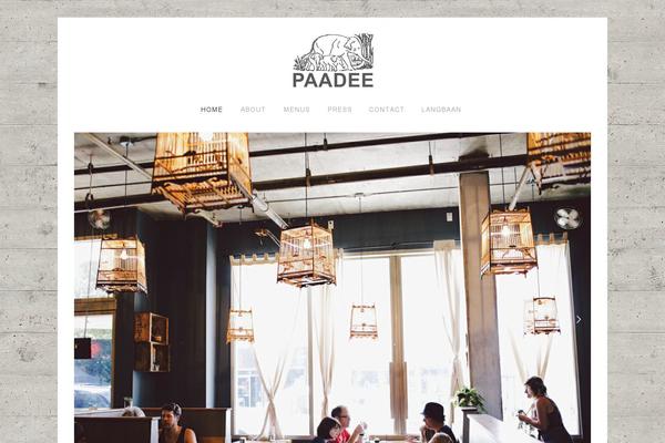 Vigor theme site design template sample