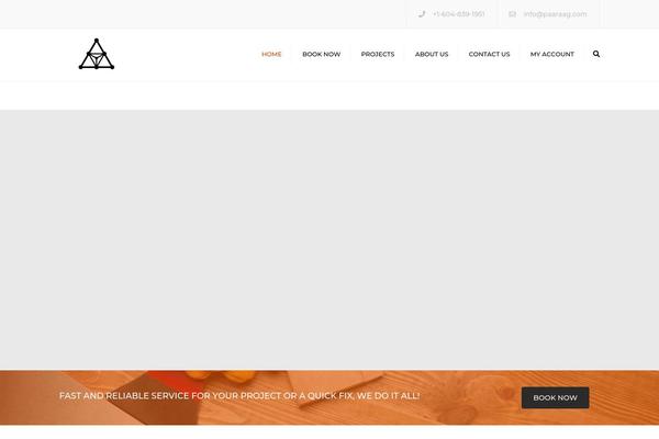 Constructo-child theme site design template sample