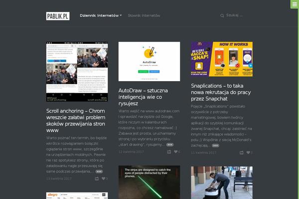 pablik.pl site used Draft