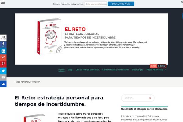 Hub theme site design template sample