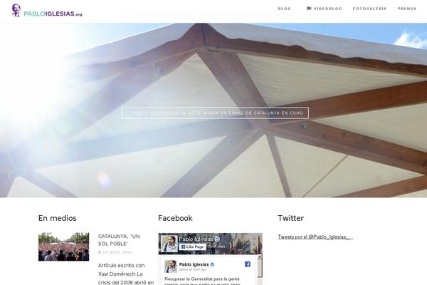 pabloiglesias.org site used Rhythm