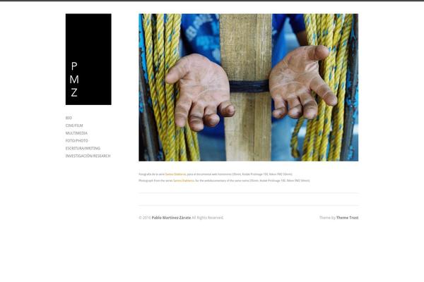 Infinity theme site design template sample