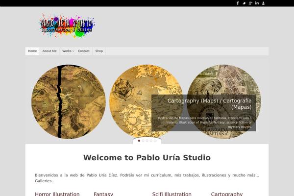 pablouria.com site used Tempera