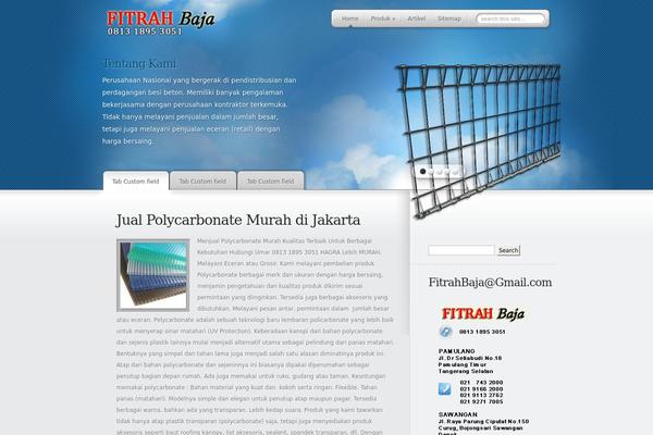 MyProduct theme site design template sample