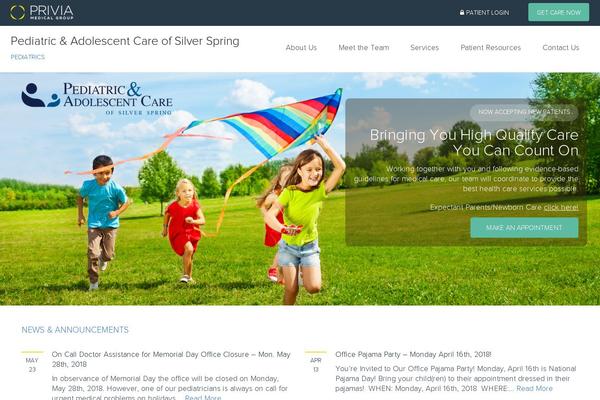 Care_center_wordpress theme site design template sample