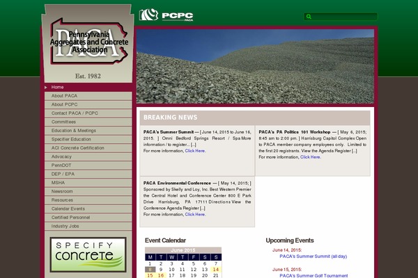 Site using Event Calendar 3 for PHP 5.3 plugin