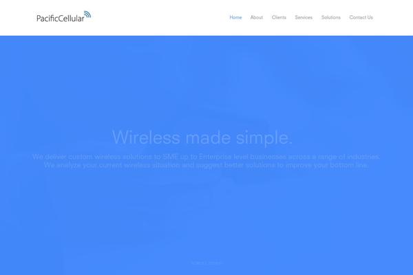 Chariot theme site design template sample