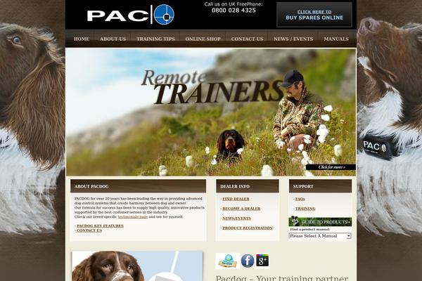 pacdog.com site used Wsp