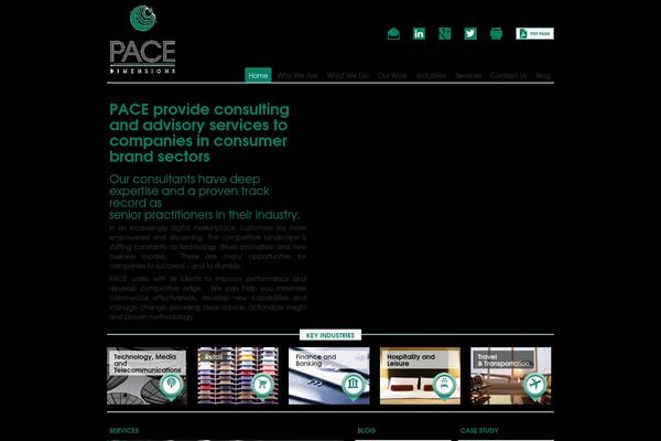 pacedimensions.com site used Pace