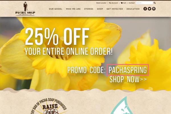 pachasoap.com site used Pachasoap