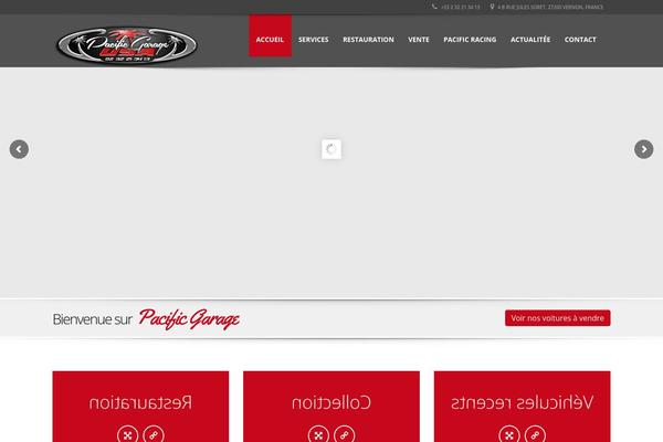 pacific-garage.com site used Automotive Car Dealership Business WordPress Theme