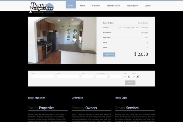 Lighthouse theme site design template sample