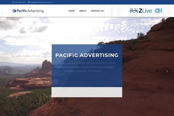 Pacific theme site design template sample