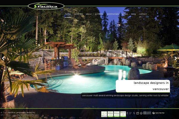 Titan theme site design template sample