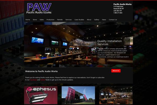 pacificaudioworks.com site used Heropro