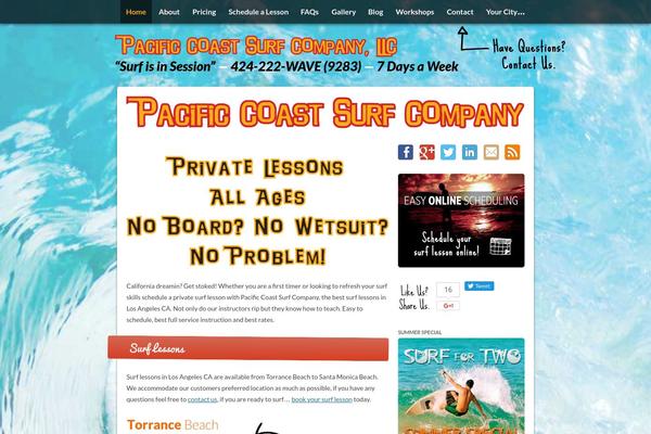 pacificcoastsurf.com site used Pacific-coast-surf