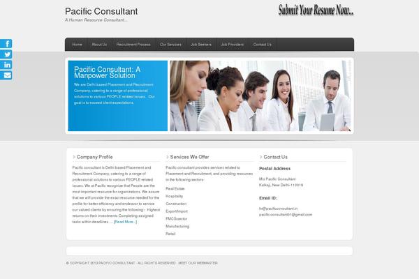 Enterprise theme site design template sample