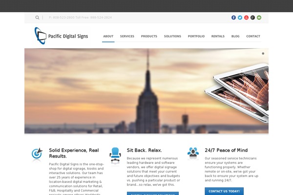 Maxima theme site design template sample