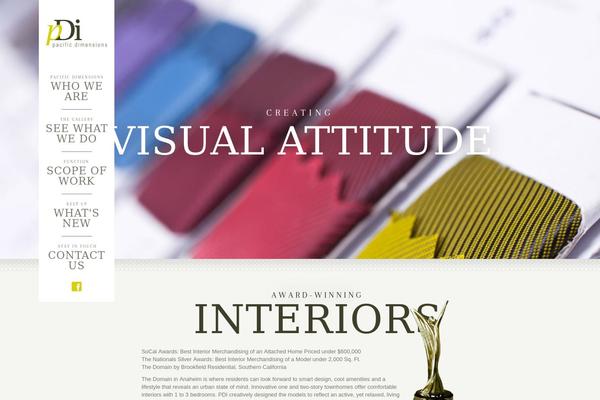 Pdi theme site design template sample