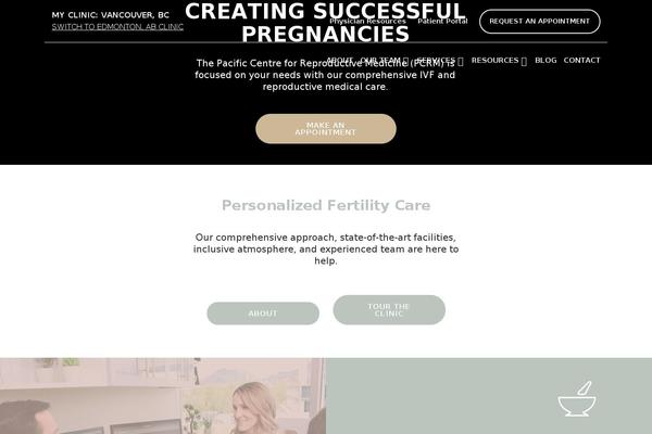 pacificfertility.ca site used Strukture
