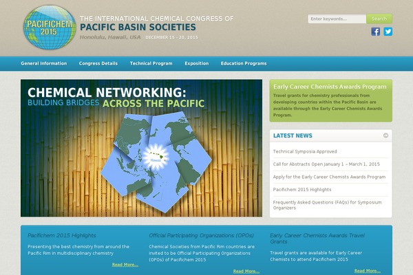 pacifichem.org site used Pacifichem