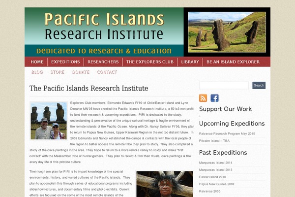 pacificislandsresearchinstitute.org site used Karma-child