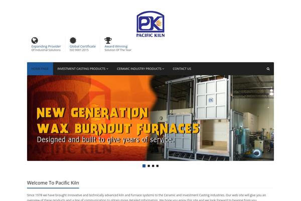 Industry theme site design template sample