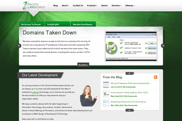 eBusiness theme site design template sample