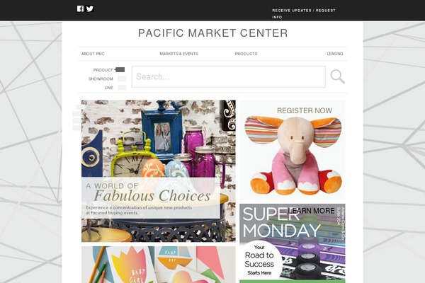 pacificmarketcenter.com site used Brew