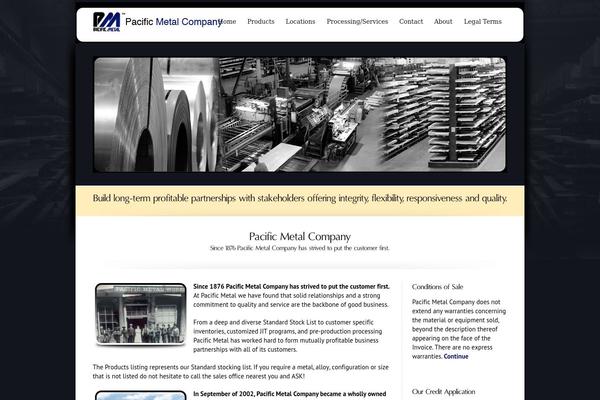 pacificmetal.com site used Strikon