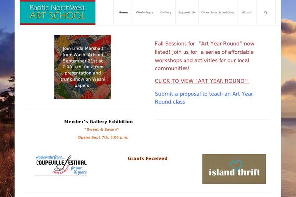 pacificnorthwestartschool.org site used Enfold