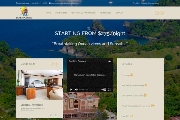 Holiday theme site design template sample