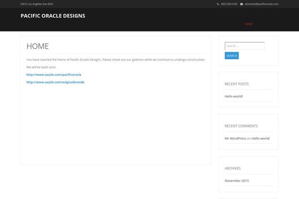 Modality theme site design template sample