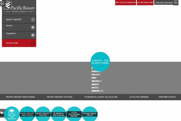 pacific-resorts theme websites examples
