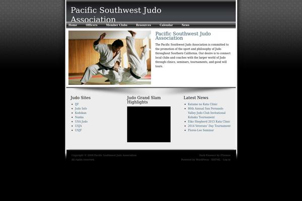 Essence-dark theme site design template sample