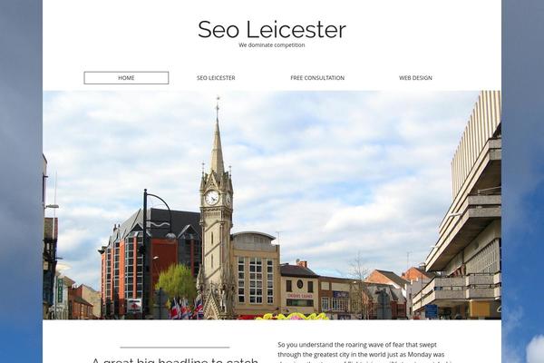 Matheson theme site design template sample