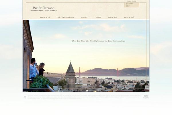 Pacific theme site design template sample