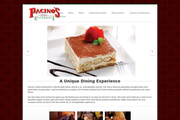 Site using Easy-restaurant-menu-manager plugin