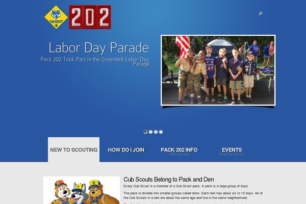 Nova theme site design template sample